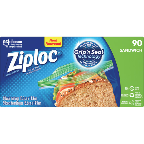 Ziploc&reg; Sandwich Bags Groupe Belzile Dickner