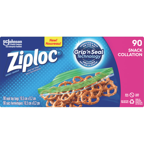 Ziploc&reg; Snack Bags Groupe Belzile Dickner