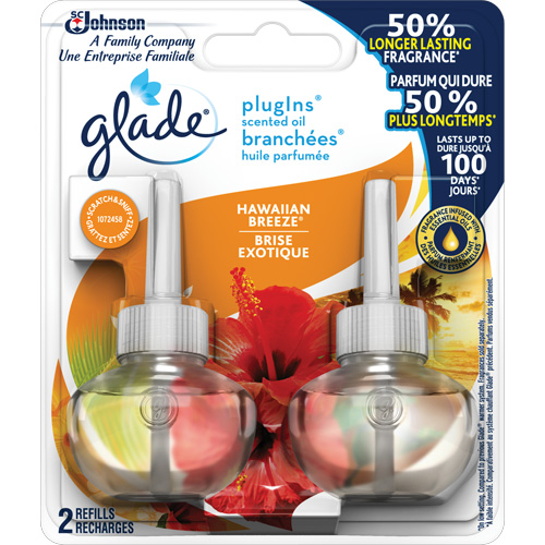 Glade&reg; PlugIns&reg; Scented Oil Refills, Hawaiian Breeze&reg;, Cartridge Groupe Belzile Dickner