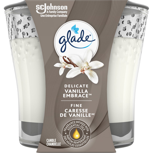 Chandelle en pot Glade, Fine caresse de vanille Groupe Belzile Dickner