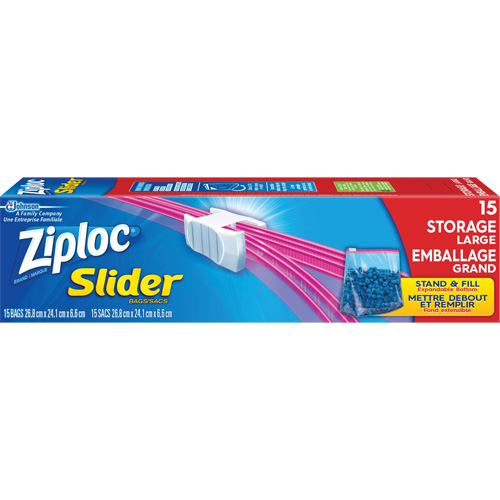 Ziploc&reg; Slider Freezer Bags Groupe Belzile Dickner