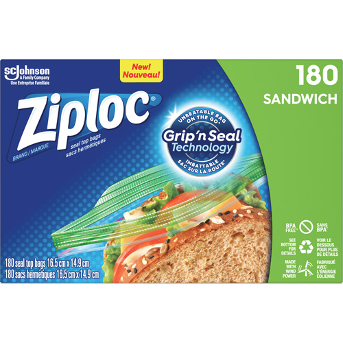 Ziploc&reg; Sandwich Bags Groupe Belzile Dickner