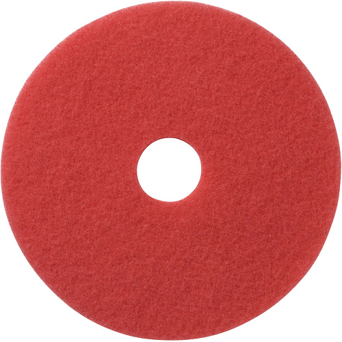 Tampons &agrave; lustrer pour planchers, 12", Lustrage, Rouge Groupe Belzile Dickner