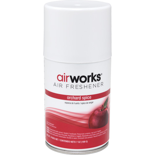 AirWorks&reg; Metered Air Fresheners, Orchard Spice, Aerosol Can Groupe Belzile Dickner