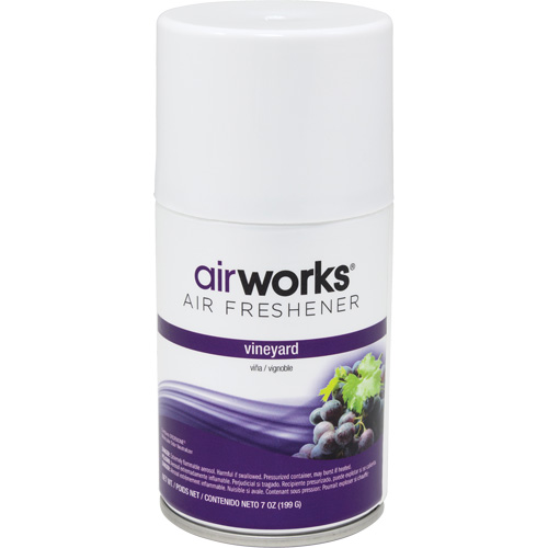AirWorks&reg; Metered Air Fresheners, Vineyard, Aerosol Can Groupe Belzile Dickner