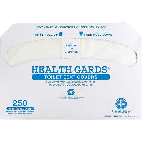 Health Gards&reg; Half-Fold Toilet Seat Covers Groupe Belzile Dickner