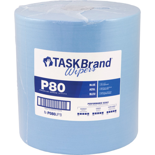 Chiffons de premi&egrave;re qualit&eacute; P80 TaskBrand, Robuste, 13" lo x 12" la Groupe Belzile Dickner