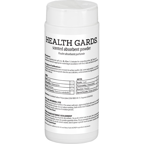 Health Gards&reg; Scented Absorbent Powder, 16 oz., Can Groupe Belzile Dickner