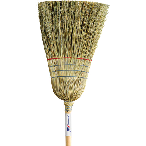 Heavy-Duty Corn Broom, 1-String, Wood Handle Groupe Belzile Dickner