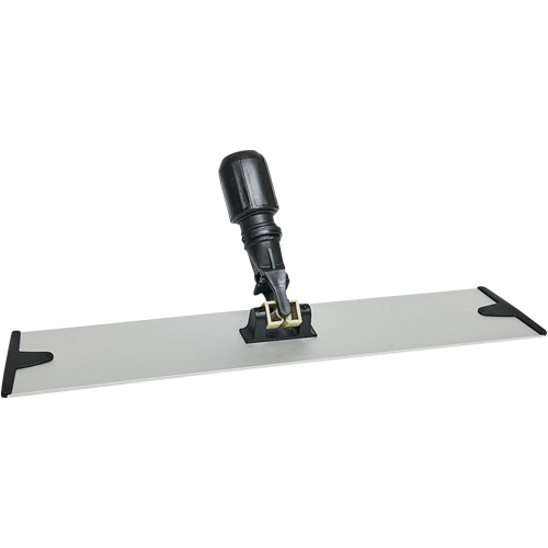 Support de vadrouille &agrave; &eacute;pousseter en microfibres &agrave; boucles et crochets, 18", Aluminium Groupe Belzile Dickner