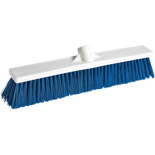 Foodservice Push Broom, Medium Bristles, 24", Polyester, White Groupe Belzile Dickner