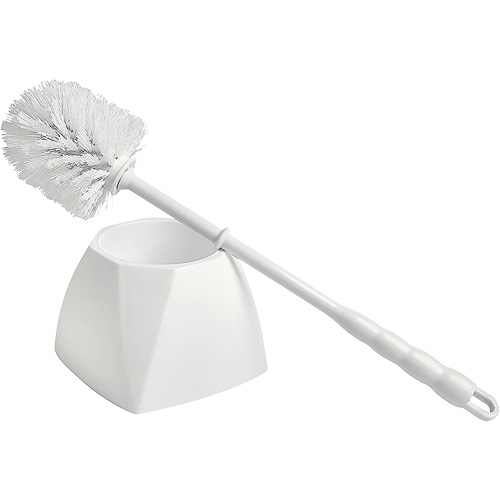Bowl Brush with Caddy, 15-1/2" L, Polypropylene Bristles, White Groupe Belzile Dickner