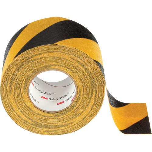 Safety-Walk Slip-Resistant General Purpose Tape, 4" x 60', Black & Yellow Groupe Belzile Dickner