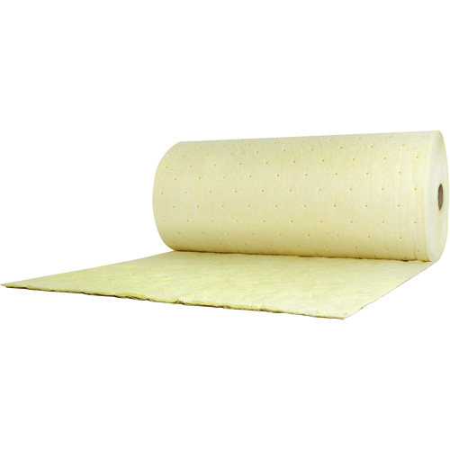 Chemical Sorbent Roll, Heavyweight, 150' L x 38" W, 89.4 gal Absorbancy Groupe Belzile Dickner