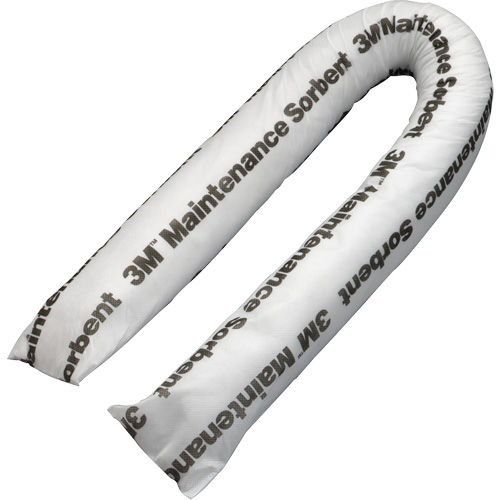 Maintenance Sorbent Mini-Boom, Universal, 4' L x 3" W, 15.6 gal Absorbancy Groupe Belzile Dickner