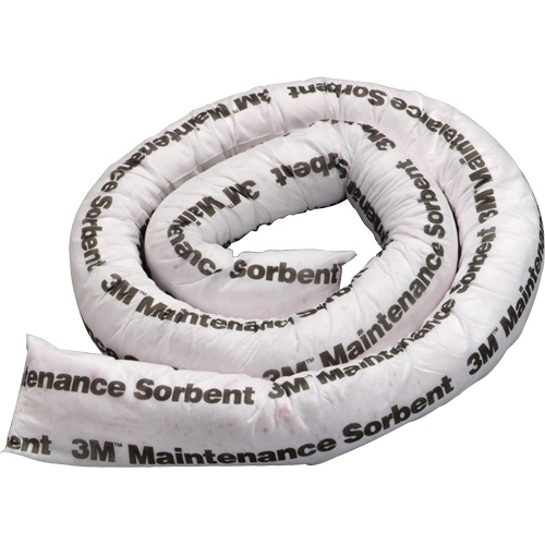 Maintenance Sorbent Mini-Boom, Universal, 8' L x 3" W, 15.6 gal Absorbancy Groupe Belzile Dickner