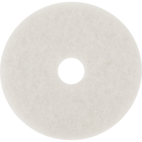 Tampon pour planchers, 10", Lustrage/Nettoyage/Polissage, Blanc Groupe Belzile Dickner