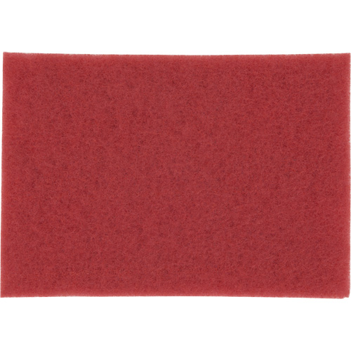 Tampon haute performance, 14" x28", Lustrage/Nettoyage, Rouge Groupe Belzile Dickner