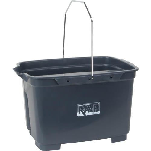 Dual Compartment Bucket, 4.75 US Gal. (19 qt.) Capacity, Grey Groupe Belzile Dickner