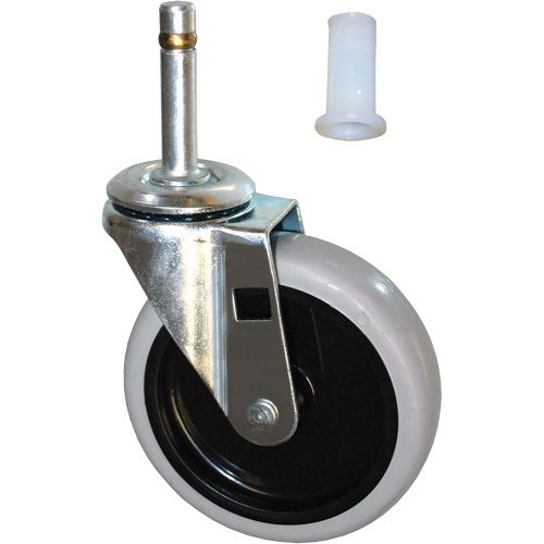 Replacement Stem Swivel Caster for Carts Groupe Belzile Dickner