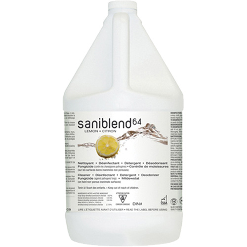 SaniBlend 64 Disinfectant Cleaner, 4 L, Jug Groupe Belzile Dickner