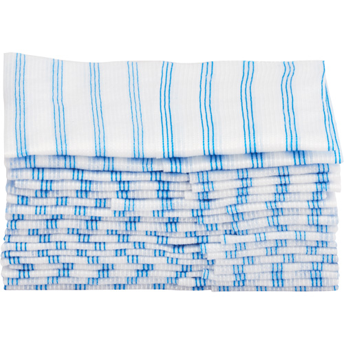 Chiffons jetables, Microfibre, Bleu/Blanc Groupe Belzile Dickner