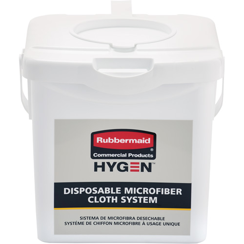 Seau de chargement pour chiffons microfibres, Blanc Groupe Belzile Dickner