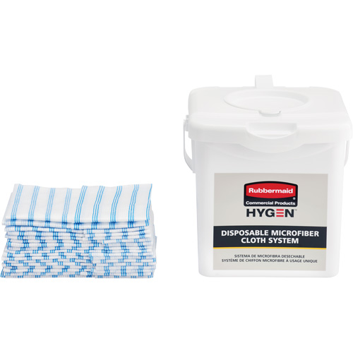 Seau de chargement pour chiffons microfibres, Blanc Groupe Belzile Dickner