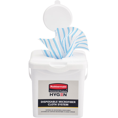 Seau de chargement pour chiffons microfibres, Blanc Groupe Belzile Dickner