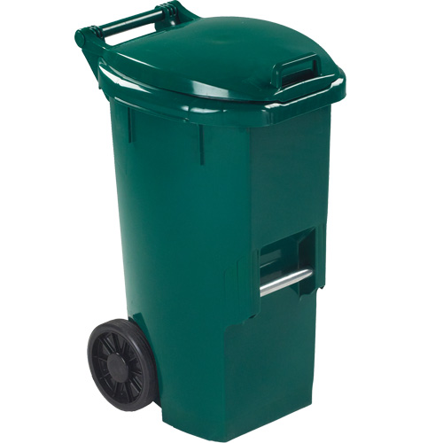 Organic Waste Green Bin, Plastic, 12 US gal. Groupe Belzile Dickner