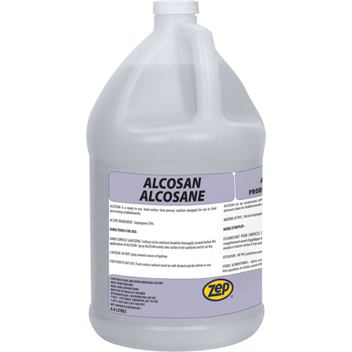 D&eacute;sinfectant de surfaces dures Alcosan, 4 L, Cruche Groupe Belzile Dickner