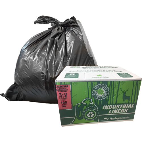 Sacs &agrave; d&eacute;chets EcoLogo, T-Fort, 48" la x 60" lo, Transparent, Capacit&eacute; 246,05 L (65 gal.) Groupe Belzile Dickner