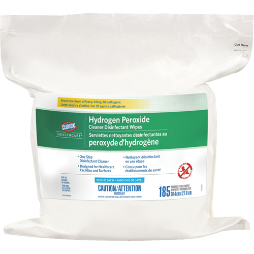 Healthcare&reg; Hydrogen Peroxide Cleaner Disinfecting Wipes, 185 Count Groupe Belzile Dickner