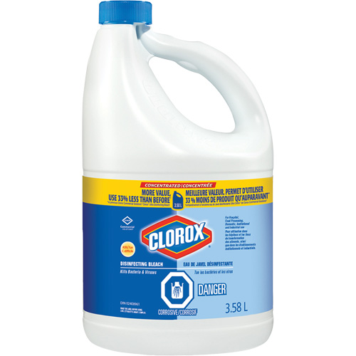 Disinfecting Liquid Bleach, 3.5 L, Jug Groupe Belzile Dickner