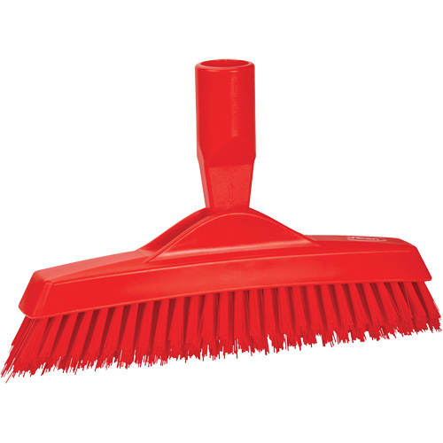 Grout Brush, Stiff Bristles, 9-1/4" Long, Red Groupe Belzile Dickner