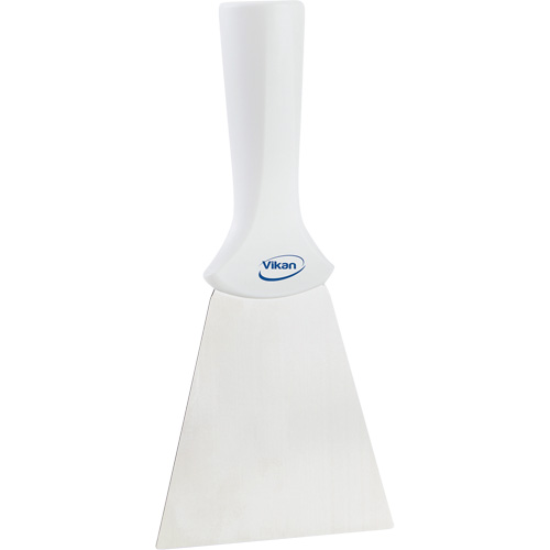 Handle-Mounted Stainless Steel Scraper, White, 4" W x 8" L Groupe Belzile Dickner