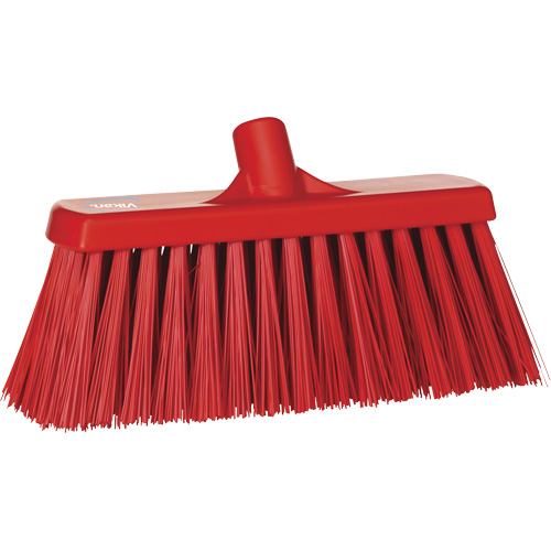 Balai-brosse robuste, Crins Ferme, 13", Polyester, Rouge Groupe Belzile Dickner