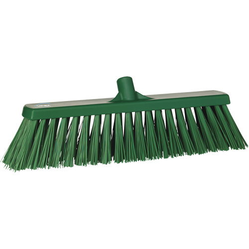 Balai-brosse robuste, Crins Ferme, 20", Polyester, Vert Groupe Belzile Dickner