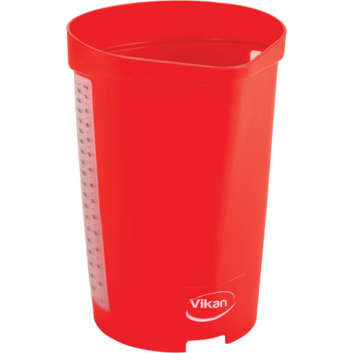 Cruche gradu&eacute;e, Plastique, Rouge, 65 oz Groupe Belzile Dickner