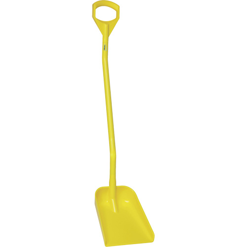 Pelle ergonomique &agrave; lame r&eacute;duite, Longueur de 50", Plastique, Jaune Groupe Belzile Dickner