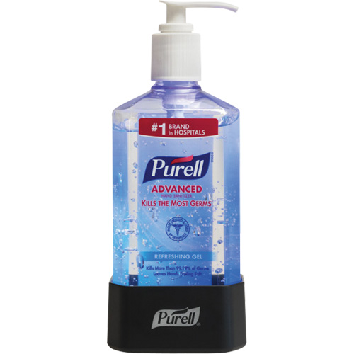 Support de bouteille illumin&eacute;e Purell Places Groupe Belzile Dickner