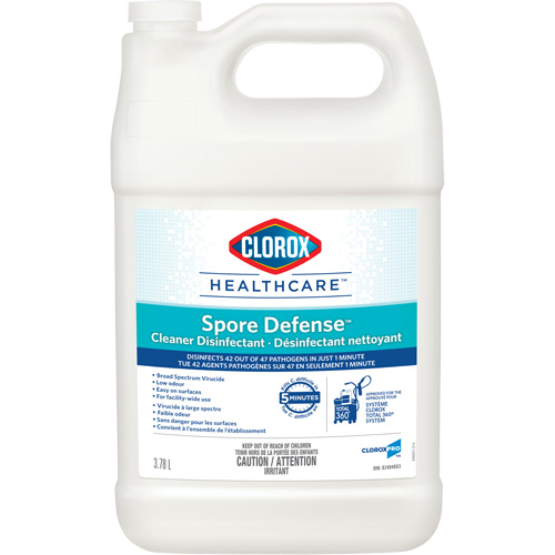 Clorox Healthcare&reg; Spore Defense Cleaner Disinfectant, 3.78 L, Jug Groupe Belzile Dickner