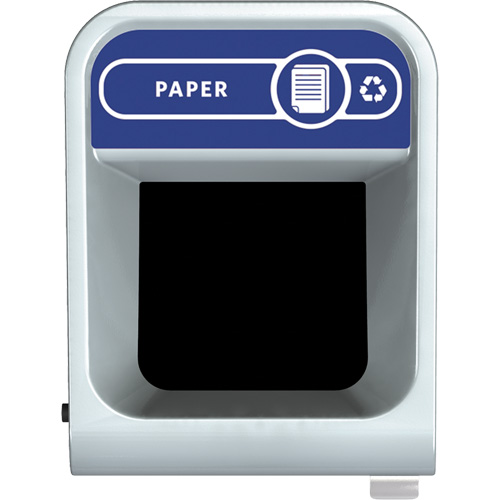 Configure Paper Waste Container, Bulk/Curbside/Deskside, Steel, 15 US gal. Groupe Belzile Dickner