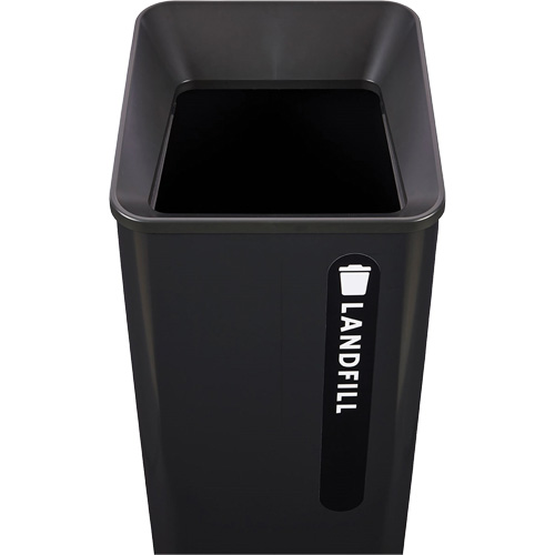 Bac d'ordures destin&eacute;s &agrave; l'enfouissement Sustain, Plastique/Acier, 23 gal. US Groupe Belzile Dickner