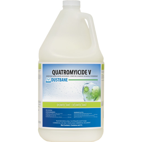 Quatromyicide V Disinfectant, Sanitizer & Deodorizer, 4 L, Jug Groupe Belzile Dickner