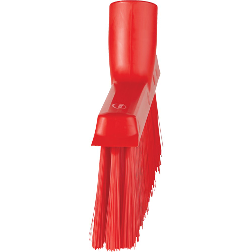 Balai biseaut&eacute; avec pas de vis inclin&eacute;, Crins Moyen, 10", Polyester, Rouge Groupe Belzile Dickner