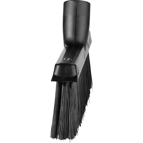Balai biseaut&eacute; avec pas de vis inclin&eacute;, Crins Moyen, 10", Polyester, Noir Groupe Belzile Dickner