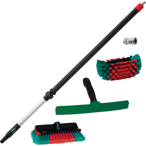 Ensemble d'outils de la s&eacute;rie Transport pour le nettoyage de l'ext&eacute;rieur de v&eacute;hicule de livraison Groupe Belzile Dickner