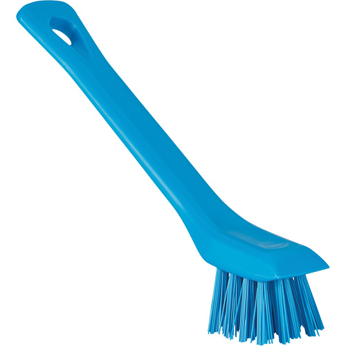Brush with Scraping Edge, Stiff Bristles, 6" Long, Blue Groupe Belzile Dickner