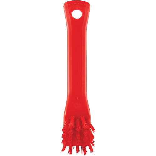Brosse avec rebord grattoir, Soies Ferme, Longueur de 6", Rouge Groupe Belzile Dickner